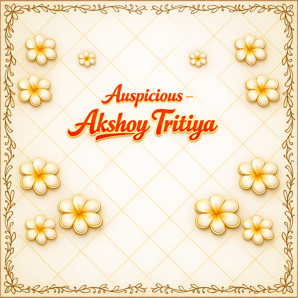 Auspicious Akshaya Tritiya